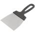 Шпатель, лезвие нержавеющая сталь, пластиковая ручка 100 мм MOS