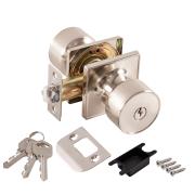 Ручка-защелка PUNTO DK772/SN BK ключ-фиксатор Никель