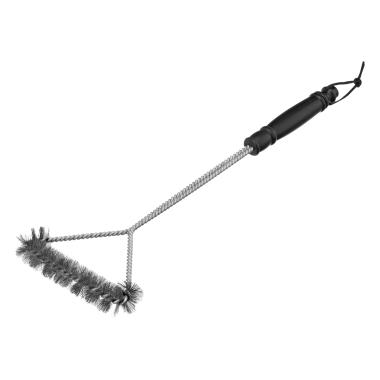 Щетка для чистки гриля 20 см, 2 в 1 (щетка, скребок) Camping Palisad