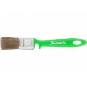 Кисть флейцевая для работ по дереву, 25 x 10 мм, смешанная щетина, пластиковая рукоятка, Matrix