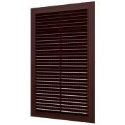 Решетка вентиляционная 230*230мм пластмассовая Коричневая