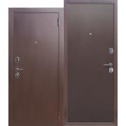 Дверь металлическая Гарда 7см Медный антик метал/метал (960мм) левая "Ferroni"571