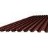 Профнастил НС-21, Шоколад (RAL 8017), толщина 0,45мм, длина 6,0м