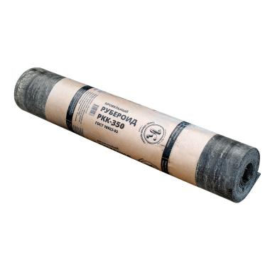 Рубероид, РКК-350, 10м/27кг (25 шт/поддон)
