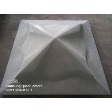 Колпак - оголовник ж/б. Медуза 450*450*105