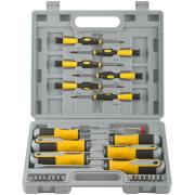 Отвертки "Старт" и биты crv, набор 27 шт., пластиковый кейс ФИТ