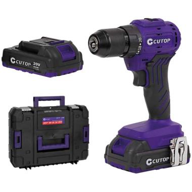 Шуруповерт Cutop E-Profi 20В, 13мм, 2 Батареи, 2ач, З/у (кулер), пл. бокс.