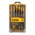 Набор сверл по металлу, 1-13 мм, кобальт 5%, Golden Tip, 25 шт Denzel