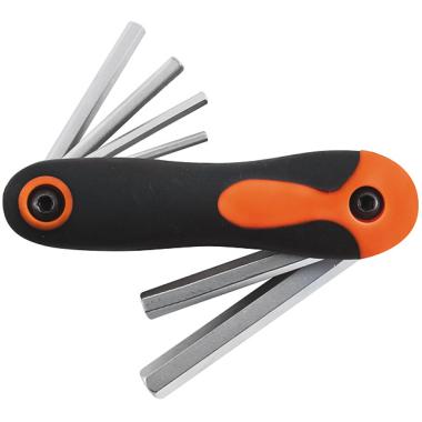 Ключи шестигранные crv 8 шт.( 1,5-8 мм ) складные ФИТ