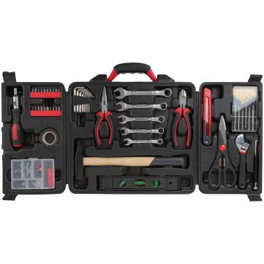 Набор инструмента 140 шт., пластиковый чемодан, FIT