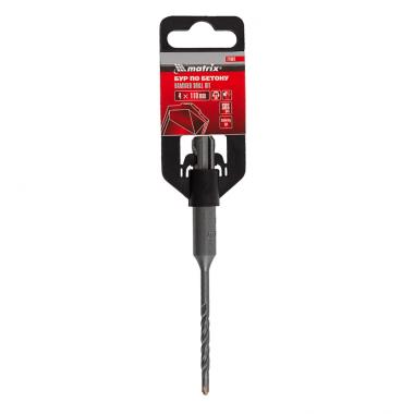 Бур по бетону 4 x 110 мм, SDS Plus, Matrix