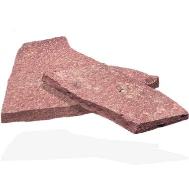 Камень, Плитняк, "Бордо", 20-30мм, (1,06 м2 - 1 ряд на поддоне)