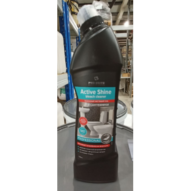 Гель чистящий усиленный для сантехники " свежесть океана" Active Shine Bleach Cleaner" 0,75л/14шт/