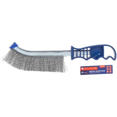 Щетка зачистная 250 мм, витая проволока 0,3 мм, пластиковая ручка, блистер, CUTOP Profi