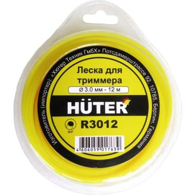 Леска Huter R3012 для триммера, 3 мм, круг