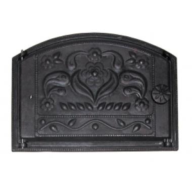 Дверка Каминная топочная ДТК 450х320мм ЧУГУН