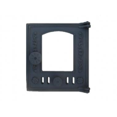 Дверка топочная ДТ-4, 270х295мм (ПОД СТЕКЛО) ЧУГУН