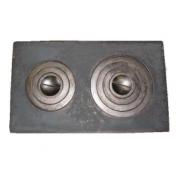 Плита двухконфорочная П2-5, 760х455мм ЧУГУН