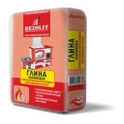 Глина каолиновая "REZOLIT" измельченная жаростойкая 15 кг