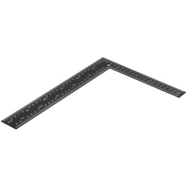 Угольник столярный цельно-металлический, крашеная шкала 200 х 300 мм КУРС