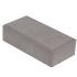 Брусчатка бетонная Кирпич Серый 200*100*60, вес 2,6кг (50шт/м2, 600шт/1590кг/поддон) ИЗКК