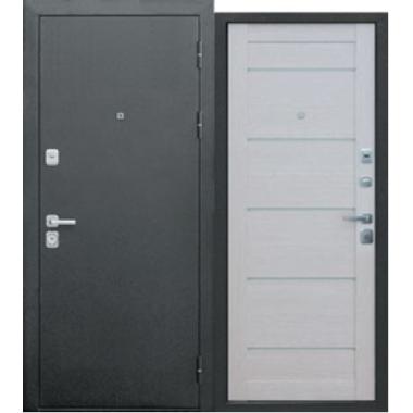 Дверь металлическая 9см Серебро Ривьера айс царга (960мм) левая "Ferroni"4709