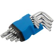 Ключи "звездочки", набор 9 шт. t10-t50, в пластиковом держателе MOS