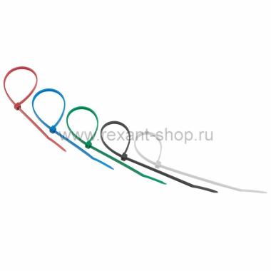 Хомут кабельный 250х3,6мм нейлон набор 5 цветов 25шт/упак.
