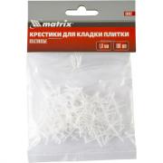 Крестики 1.0 мм, для кладки плитки, 100 шт Matrix