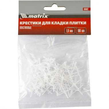 Крестики 1.0 мм, для кладки плитки, 100 шт Matrix