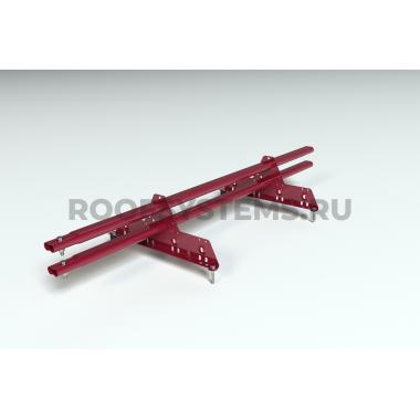 Снегозадержатель трубчатый, Красное вино (RAL 3005), (Овал) ZN, 1500 мм , 45x25, PRESTIGE НОВИНКА!