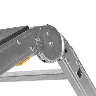 Лестница-подмости шарнирные, 3 ступени, площадка 1,45*0,46м h=0,83м, до 150 кг, Сибртех