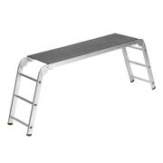 Лестница-подмости шарнирные, 3 ступени, площадка 1,45*0,46м h=0,83м, до 150 кг, Сибртех