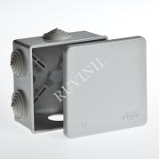 Коробка распаячная 85х85x40мм ОП крышка 7 вх.IP54