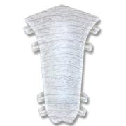 Угол внутренний для плинтуса, 252, Ясень белый, Идеал, Комфорт