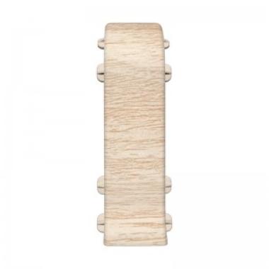 Соединитель для плинтуса , 254, Ясень светлый, Идеал, Комфорт