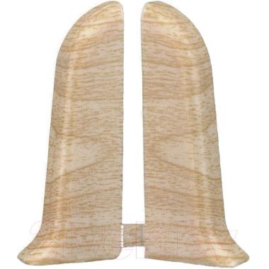 Торцевая заглушка для плинтуса, левая, 262, Клен Вермонт, Идеал, Комфорт