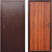 Дверь металлическая Стройгост 5 РФ Рустикальный дуб (860мм) левая "Ferroni"005