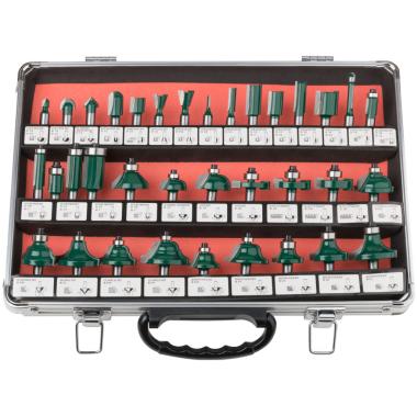 Фрезы по дереву кромочные, для фасок 35 шт.