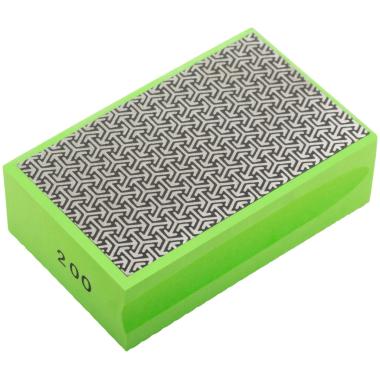 Губка алмазная для сухого шлифования, 90х55 мм, Р200 ФИТ