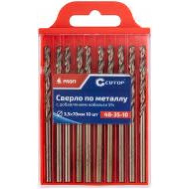 Сверло по металлу 3,5 x 70 мм, кобальт 5%, 10 шт/уп (ПОШТУЧНО), CUTOP Profi