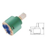 Картридж д/смесителя керамический D40мм низкий корпус ABS пластик G9509 GOTA ROCIO