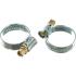 Хомуты металлические, стандартное болтовое крепление 16-27 мм, 2 шт в упаковке, ширина 9 мм Сибртех