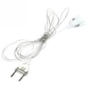 Удлинитель для домаш.гирлянды 1,5м прозрачный, Серпантин 183-963