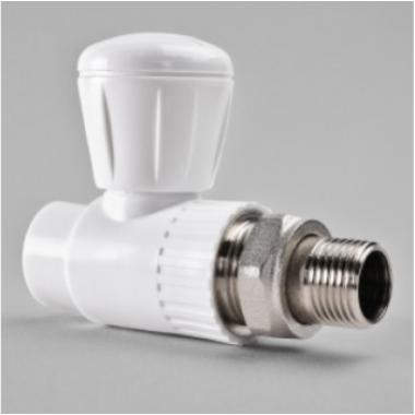 Кран шаровый для радиаторов НР, D 20-1/2 прямой, (30шт/кор.)