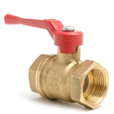 Кран шаровый латунь D 3/4", Вн/Вн, с флажковой ручкой