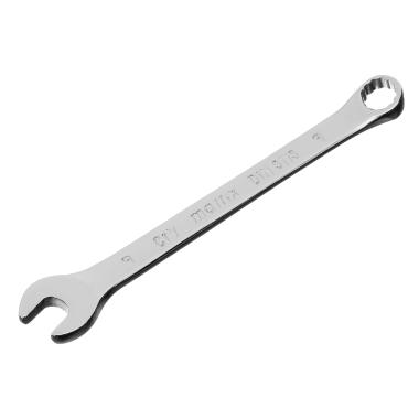Ключ комбинированный,  9 мм, CrV, полированный хром Matrix