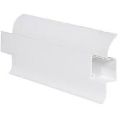 Плинтус 001, Белый, Идеал, Классик, мягкий край, 55*22мм, 2,2м , (40 шт/уп)