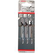 Пилки  по дереву для лобзика BOSCH T101AO (3 шт )(2608630559)