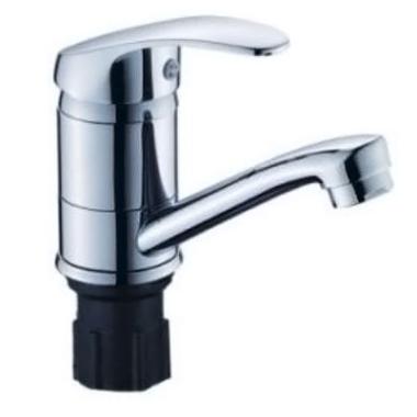 Смеситель д/кухни шар. с коротким изливом с гайкой, D 40, 457022, Антей